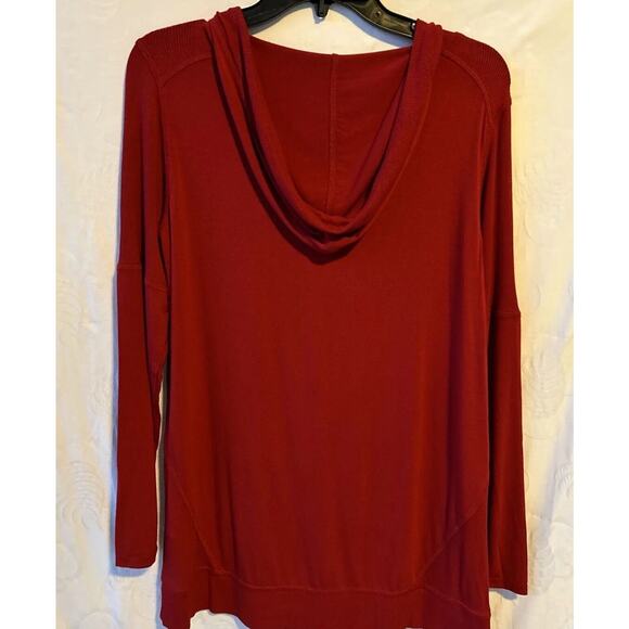 Chico's Zenergy Hoodie Womens Medium Red Athleisure Gorpcore - Picture 5 of 6